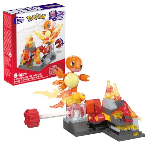 Pokemon Charmander 81 Pz Mega Construx Building Bricks