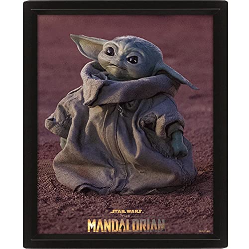 Star Wars The Mandalorian Grogu Lenticular 3d Poster