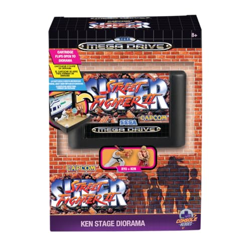 Console Heroes - Mega Drive Street Fighter 2 Ken Stage Diorama