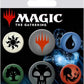 Magic The Gathering Mana Symbols Badge Pack Set 5 Spille