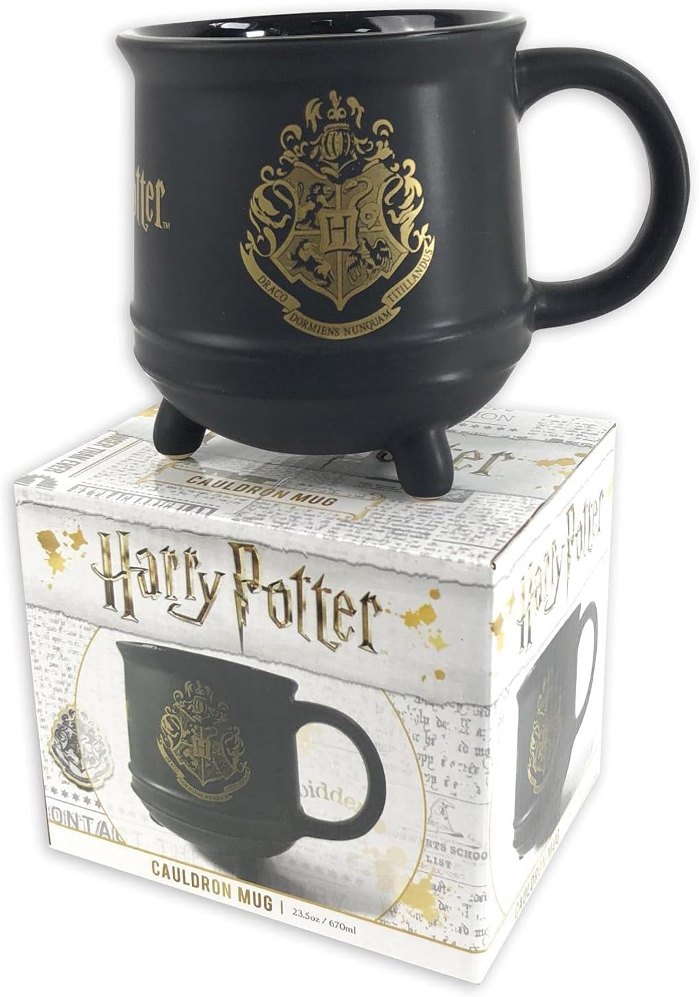 Harry Potter Hogwarts Crest Ceramic Cauldron Mug