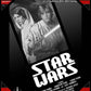 Star Wars Luke And Leia Black And White Glass Poster 40x30 Cm