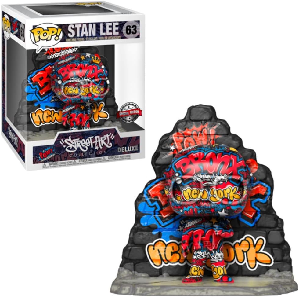 Marvel Stan Lee Graffiti  Street Art Exclusive #63 Pop