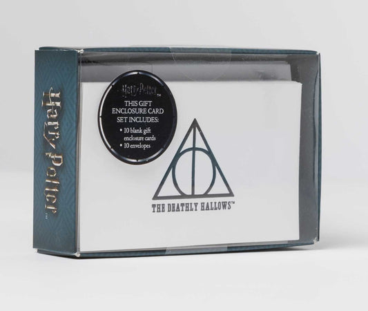 Harry Potter Foil Gift Enclosure Cards 10-Pack Deathly Hallows