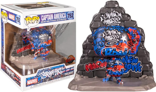Marvel Captain America Street Art Exclusive #752 Pop