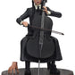 Wednesday Playing Cello Figure 20 Cm