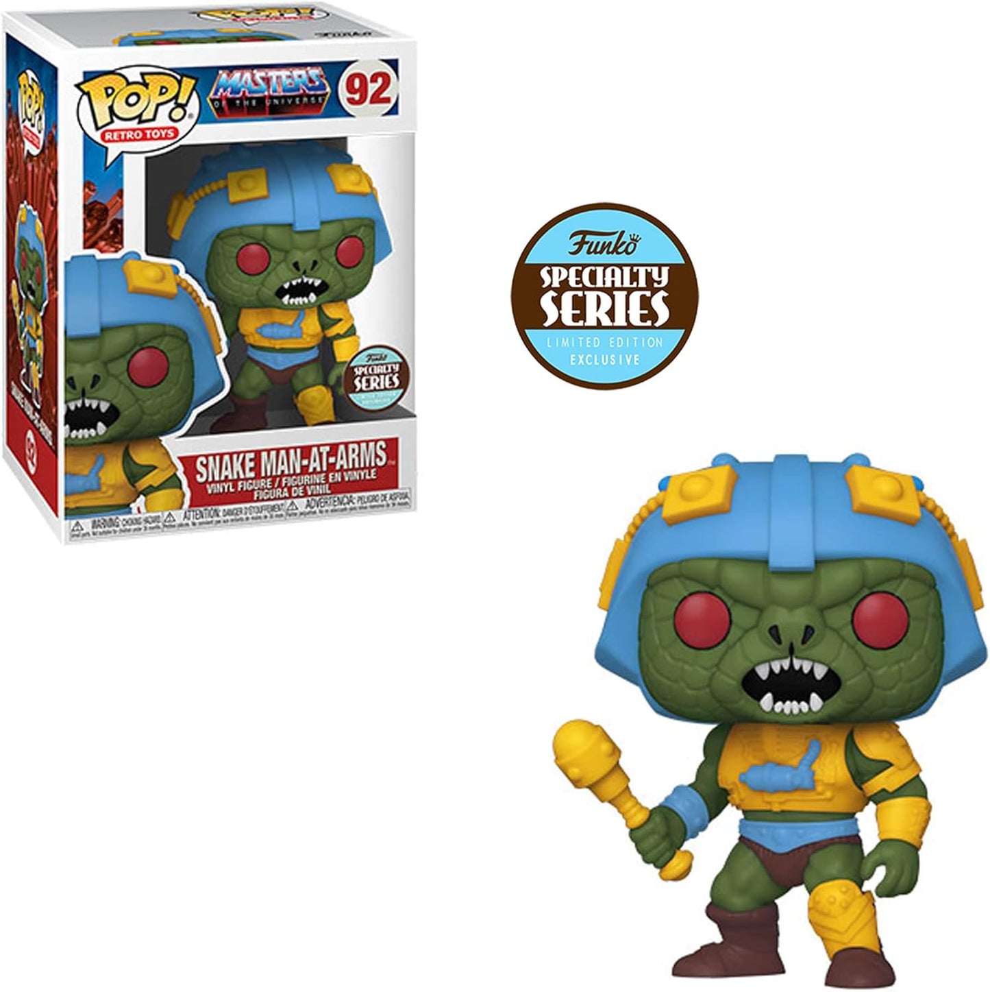 Masters Of The Universe Motu Snake Speciality Series #92 Pop