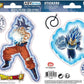 Dragon Ball Super Stickers - Adesivi 2 Fogli 16 X 11 Cm