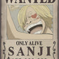One Piece Wanted New World Sanji Poster 52x35 Cm