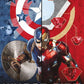 Marvel Civil War Whose Side Are You Glass Poster 30x40