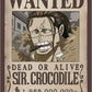 One Piece Wanted New World Crocodile Poster 52x35 Cm