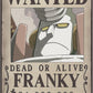 One Piece Wanted New World Franky Poster 52x35 Cm