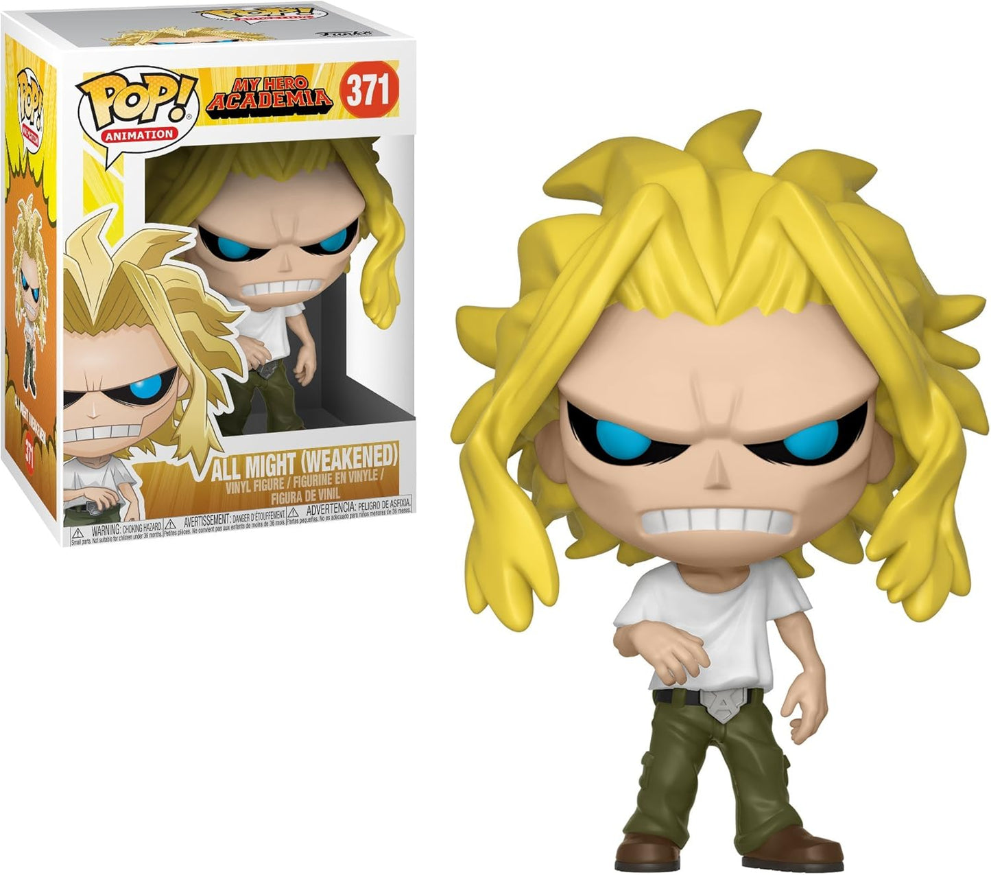 My Hero Academia All Might Weakened Pop