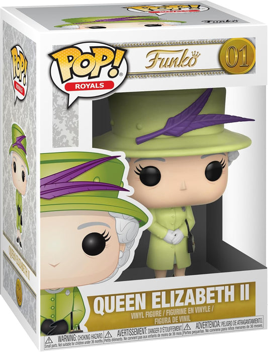 Queen Elizabeth Green Suit Pop