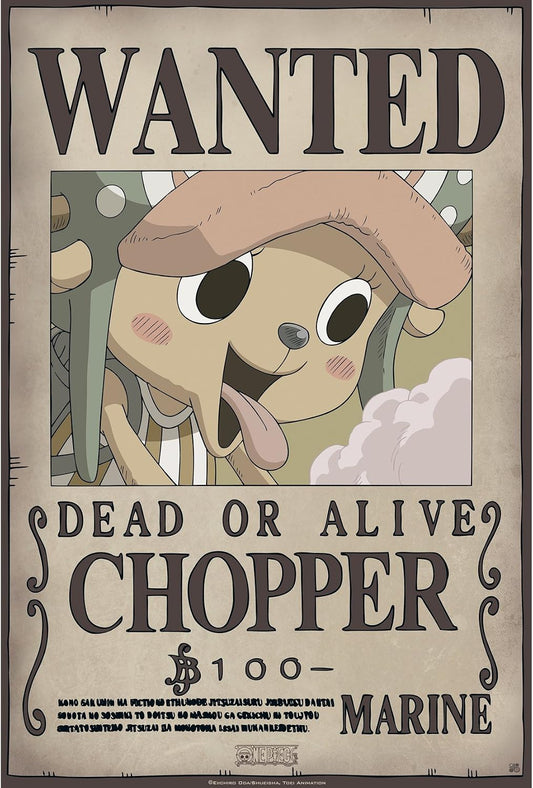 One Piece Wanted New World Chopper Poster 52x35 Cm