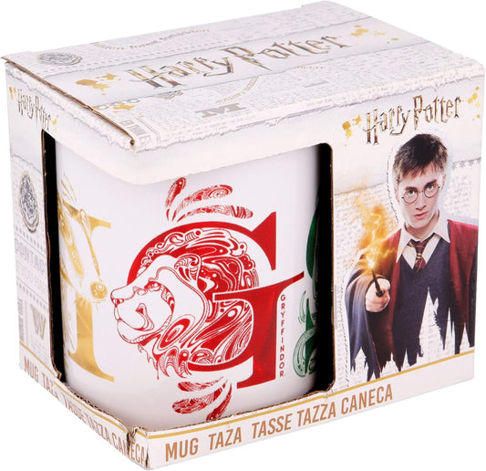 Harry Potter Tazza Stencil Houses Symbol Mug Tazza