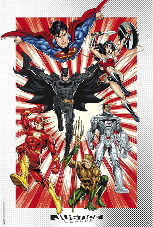 Dc Comics Justice League Poster 61 X 91 Cm