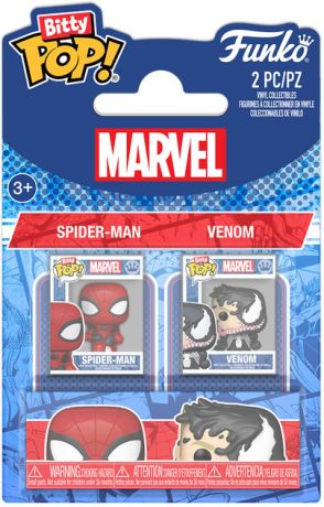 Spider-Man E Venom 2 Pack Bitty Pop