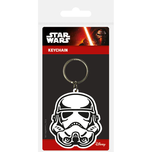 Star Wars Storm Trooper Rubber Keychain Portachiavi