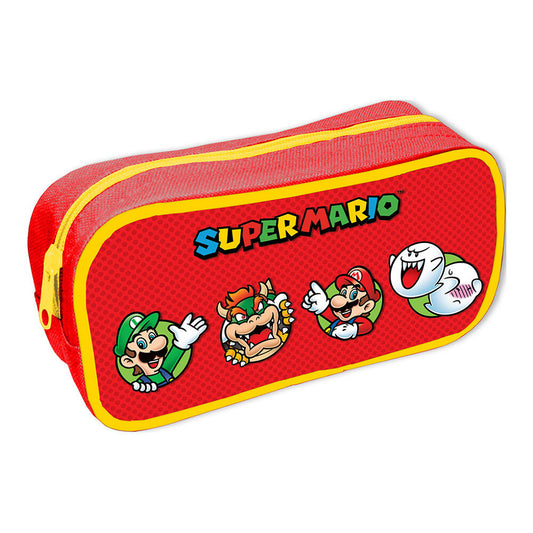 Super Mario Character Circles Pencil Case Astuccio