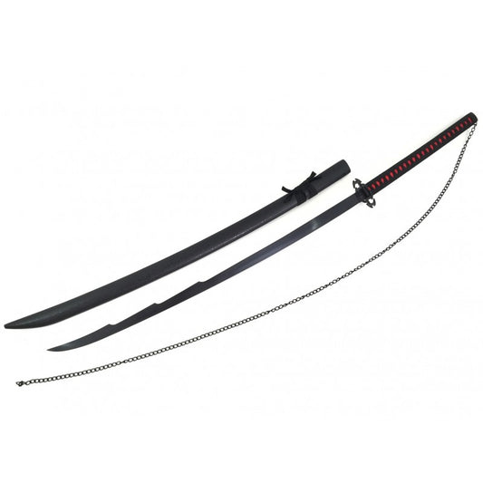 Bleach Ichigo Kurosaki Tensa Zangetsu Katana 140 Cm