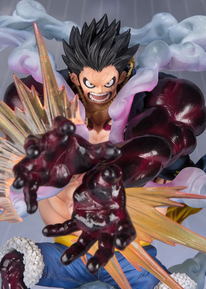 PREORDINE One Piece FiguartsZERO Monkey D. Luffy Gear 4 Leo Bazooka Reissue PVC Statue