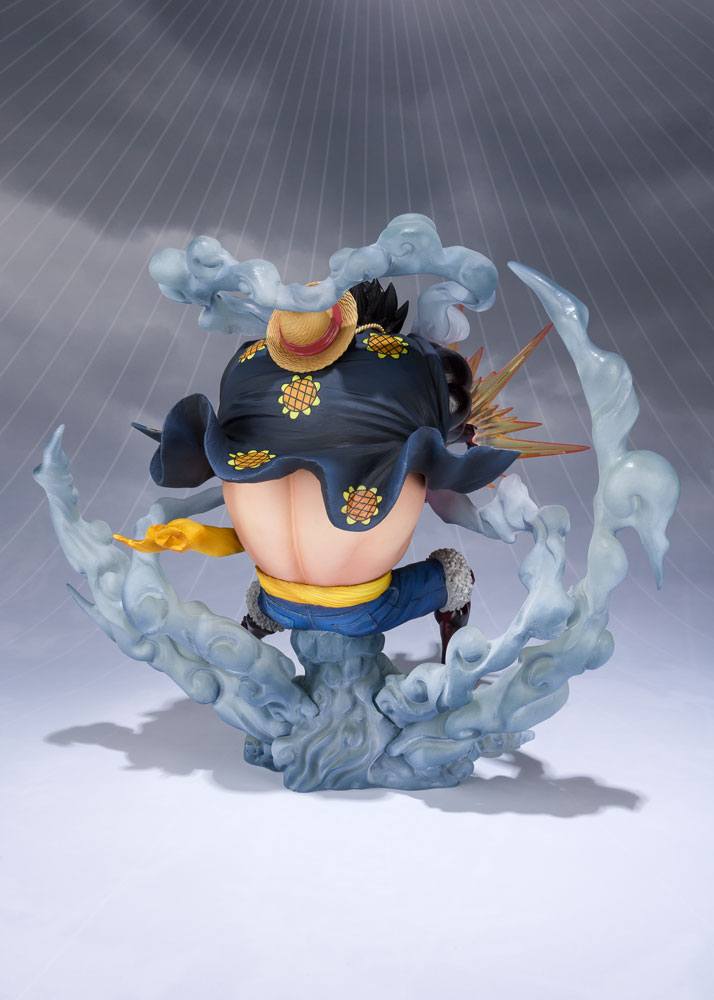 PREORDINE One Piece FiguartsZERO Monkey D. Luffy Gear 4 Leo Bazooka Reissue PVC Statue