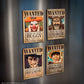 PREORDINE One Piece Set of 4 Magnets Wanted