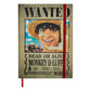 One Piece Wanted Notebook Poster