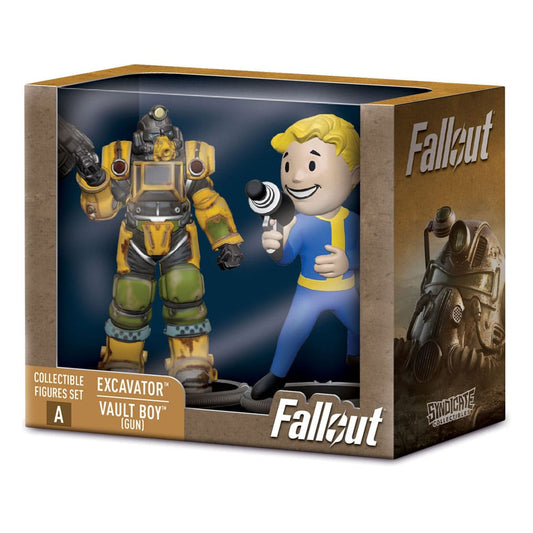 Fallout Excavator And Vault Boy Mini Figure 2-Pack