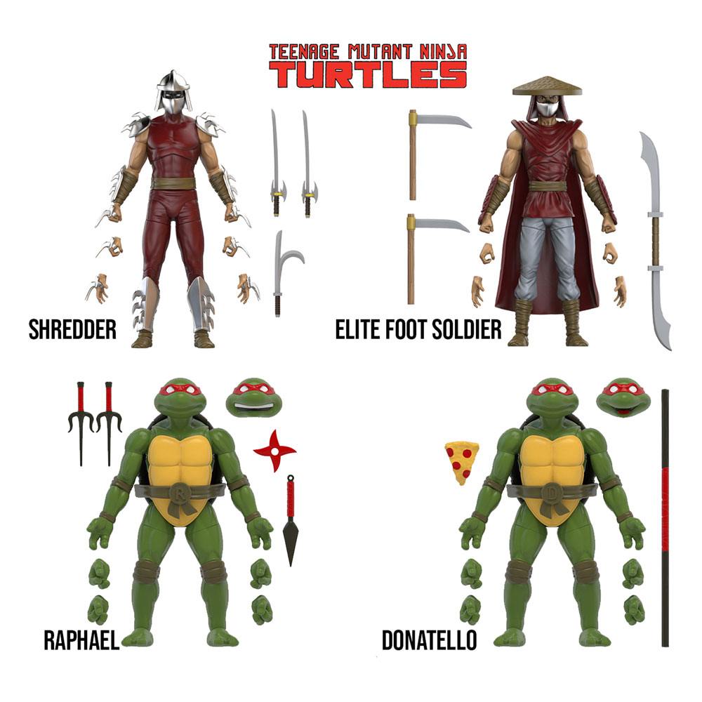 Teenage Mutant Ninja Turtles Bst Axn 4-Pack Shredder & Turtles Action Figure