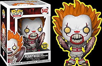 IT S2 PENNYWISE WITH SPIDER LEGS GITD GLOW IN THE DARK #542 POP