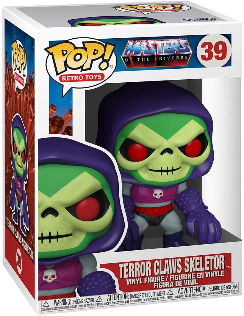 MASTERS OF THE UNIVERSE TERROR CLAWS SKELETOR #39 POP