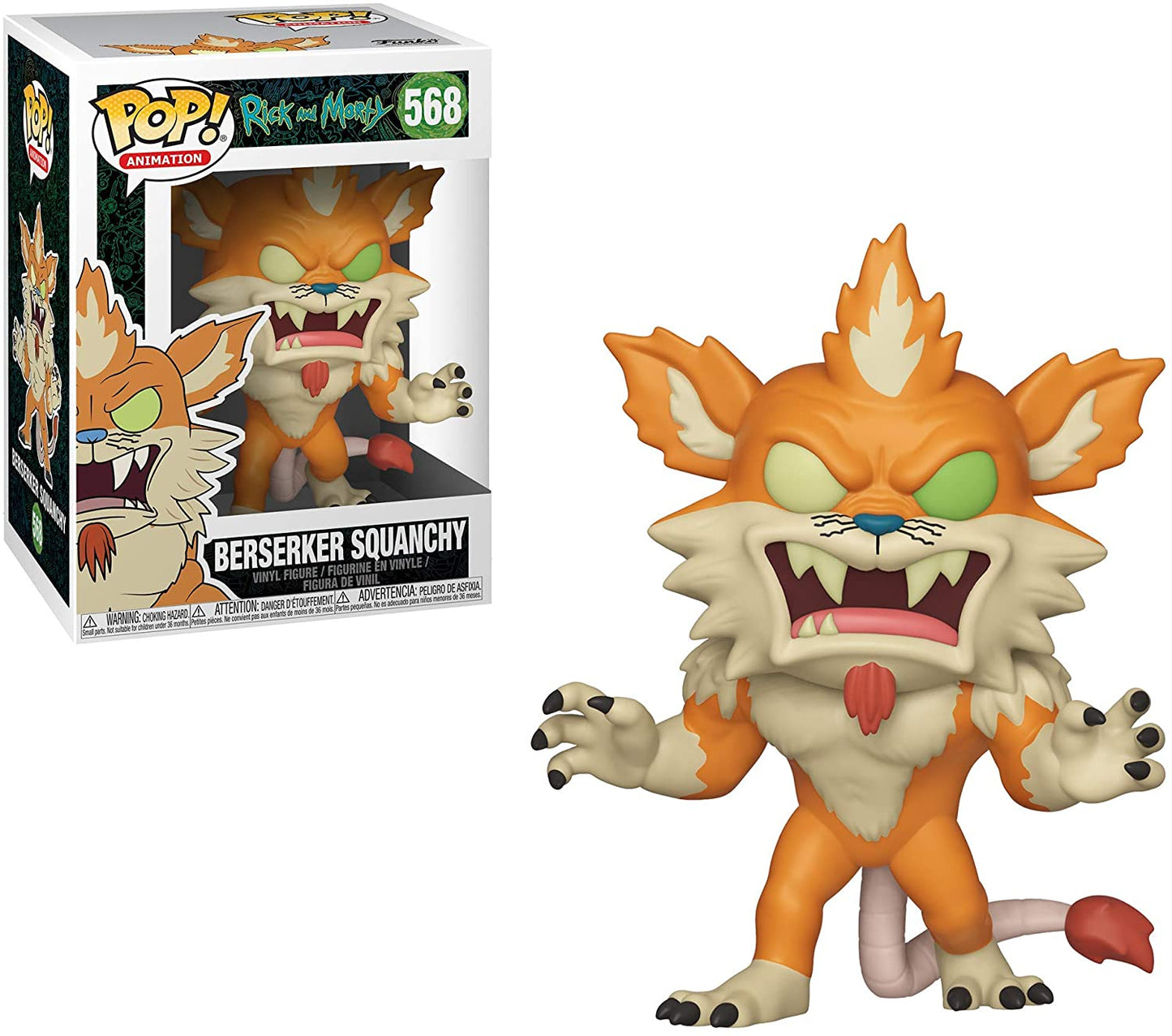 RICK AND MORTY ANIMATION BERSERKER SQUANCHY #568 POP